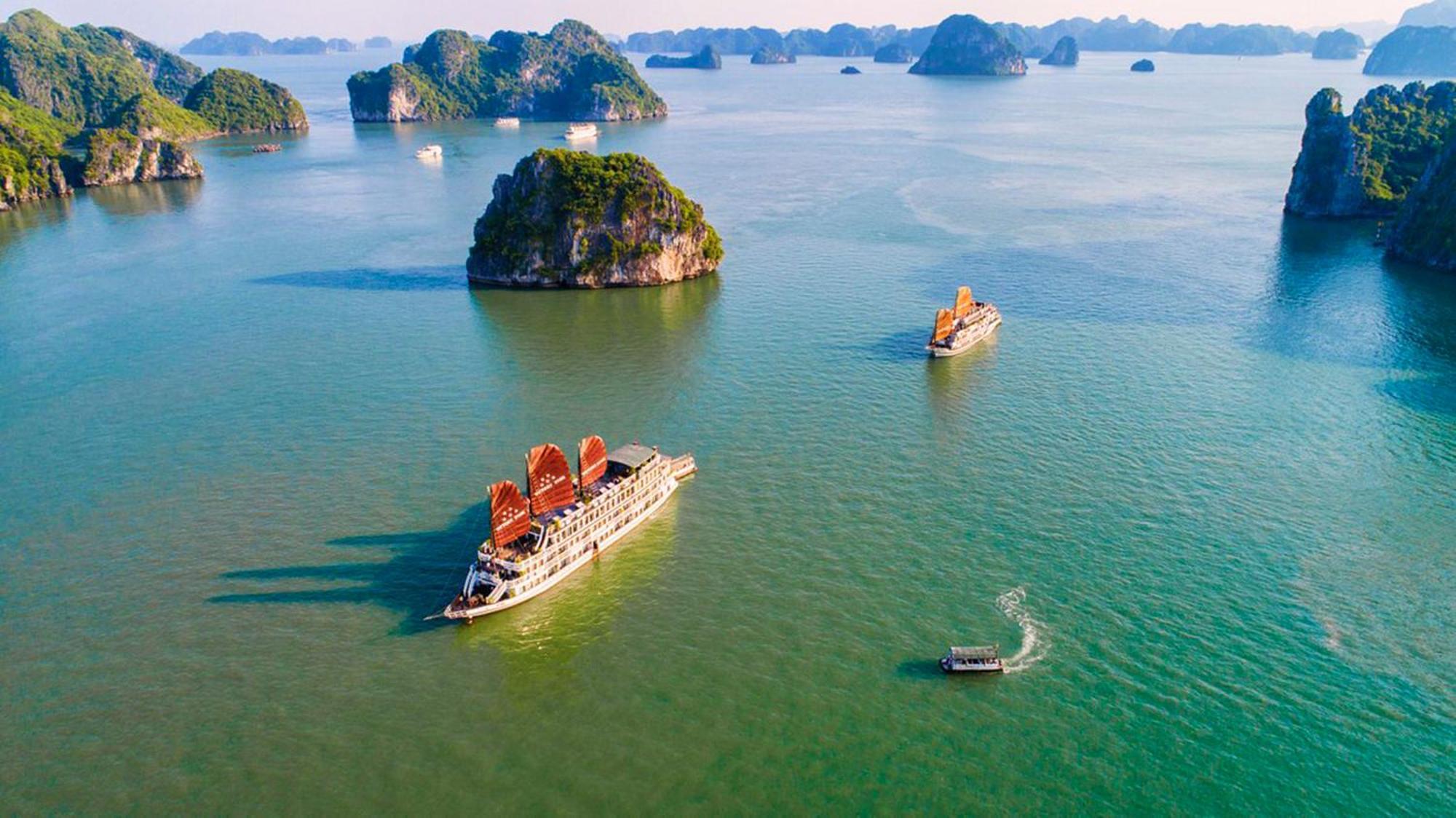 Arcady Boutique Cruise Hotel Ha Long Exterior foto